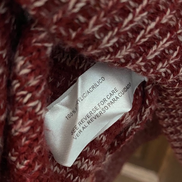 Stitch Fix Red Criss Cross Open Back Knit Sweater - Picture 6 of 8